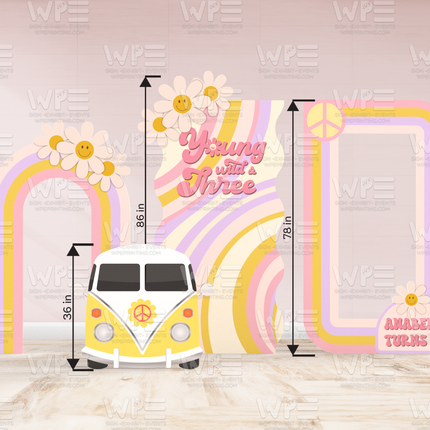 Retro Vibes Backdrop Set