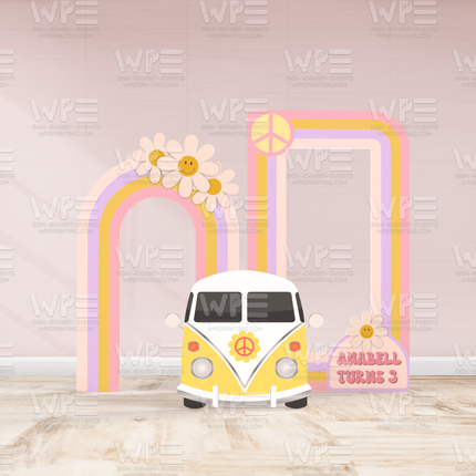 Retro Vibes Backdrop Set