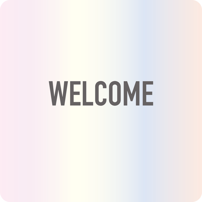 WELCOME - Hand Held Sign