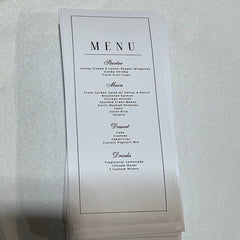 Collection image for: Menu Cards