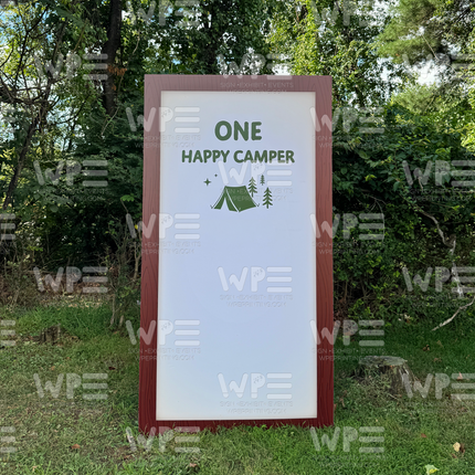 Happy Camper Backdrop Set 001