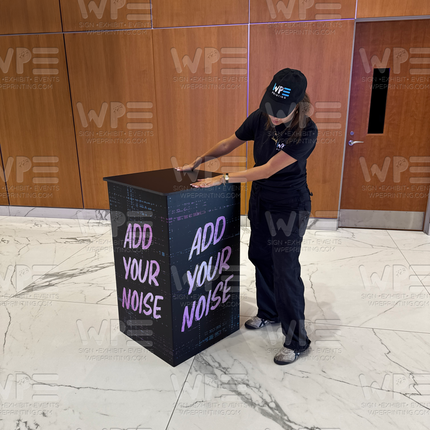 Custom Event Display Pedestal