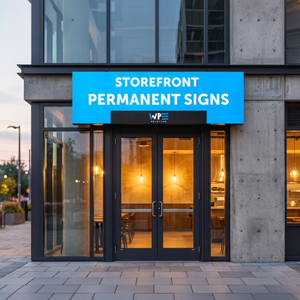 Storefront Permanent Signs – Custom Outdoor Business Signage