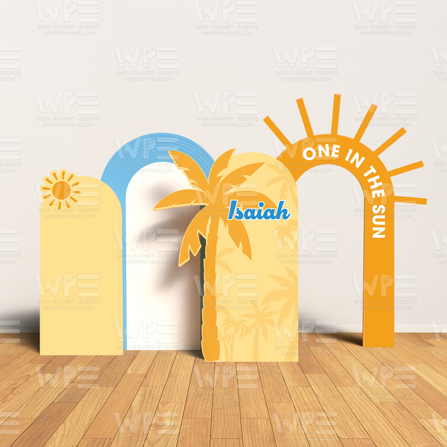 One in the Sun Backdrop Set