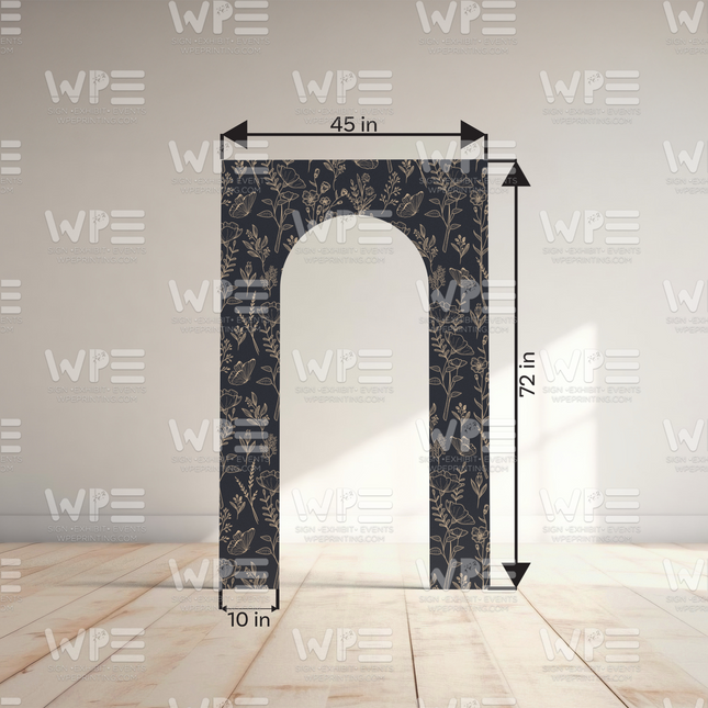 Squared Top Open Arch Backdrop