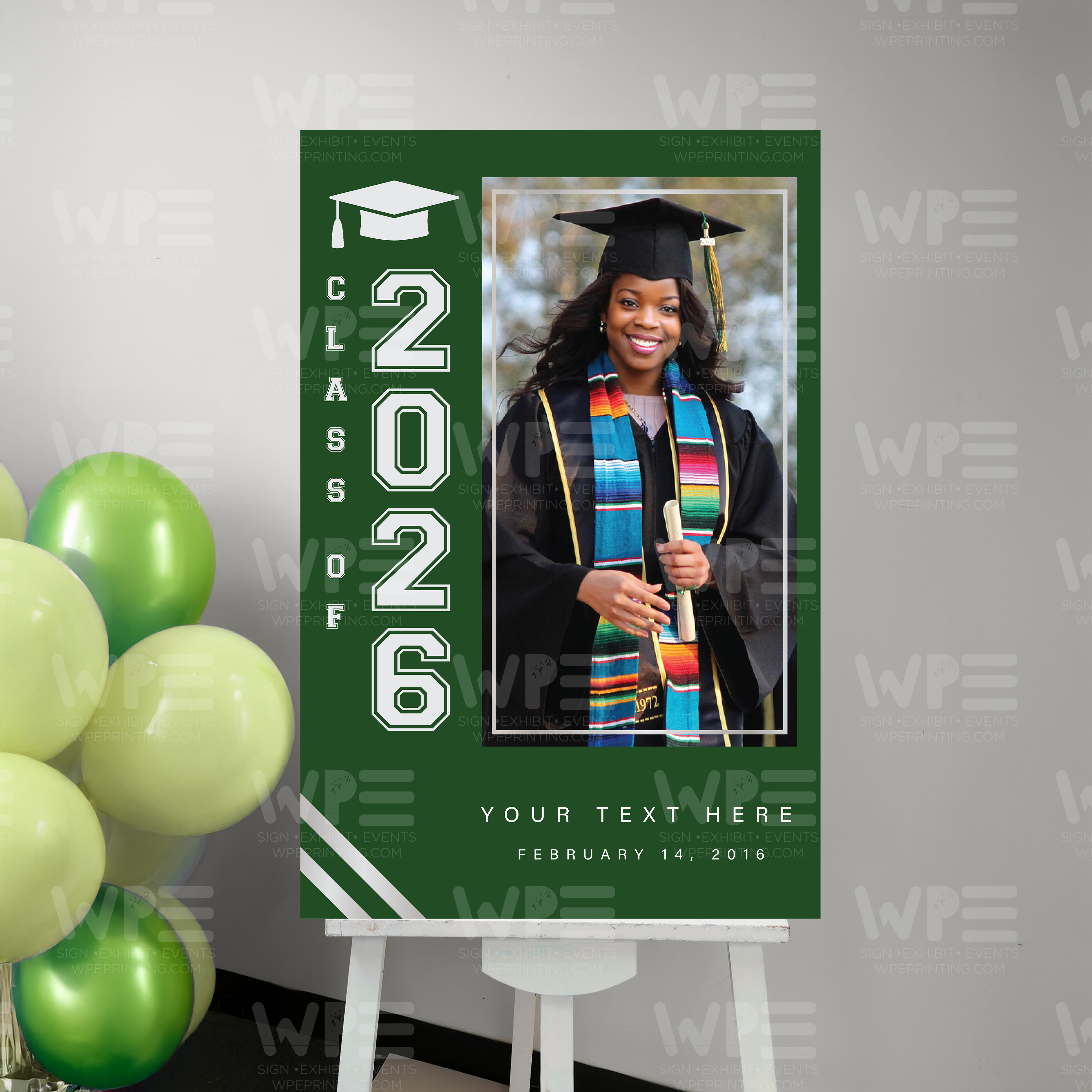 Grad Welcome Sign Grad Welcome Sign - Design 004 – WPE Production