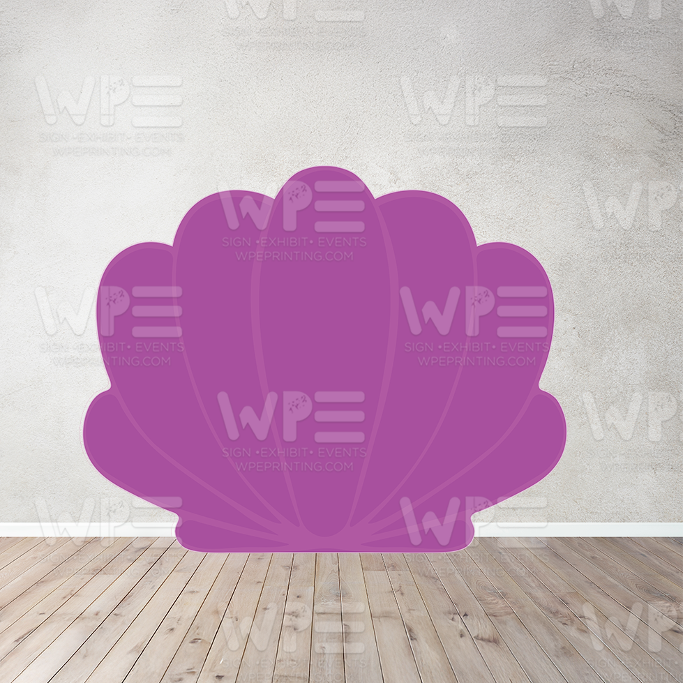 Round Backdrop Shell Shell Cut Out Backdrops – WPE Production