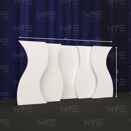 Curved Stage Backdrop Set 003