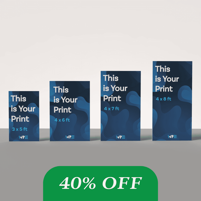 Extra Large Foam Prints Backdrops - Vibrant, High-Quality