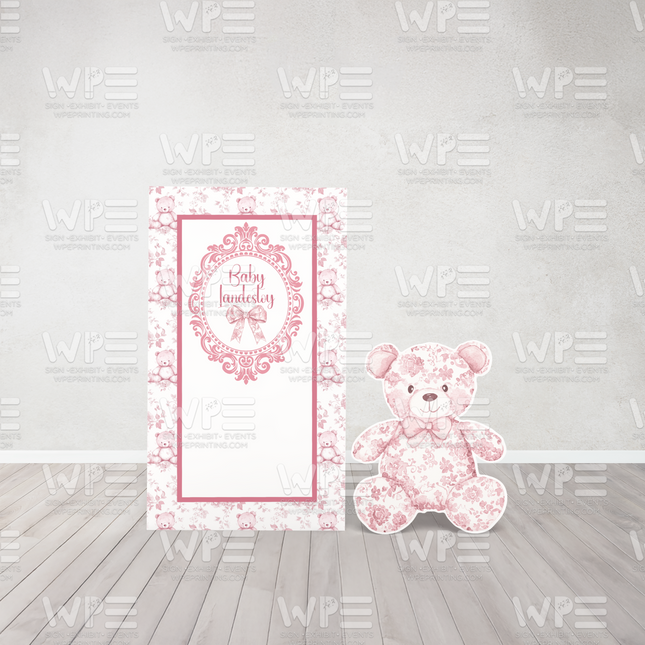 Toile de Jouy Celebration Set – Timeless Elegance in Pink