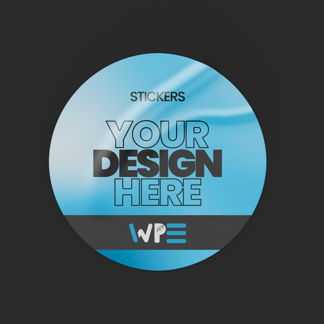 Vinyl Stickers - Permanent Adhesive