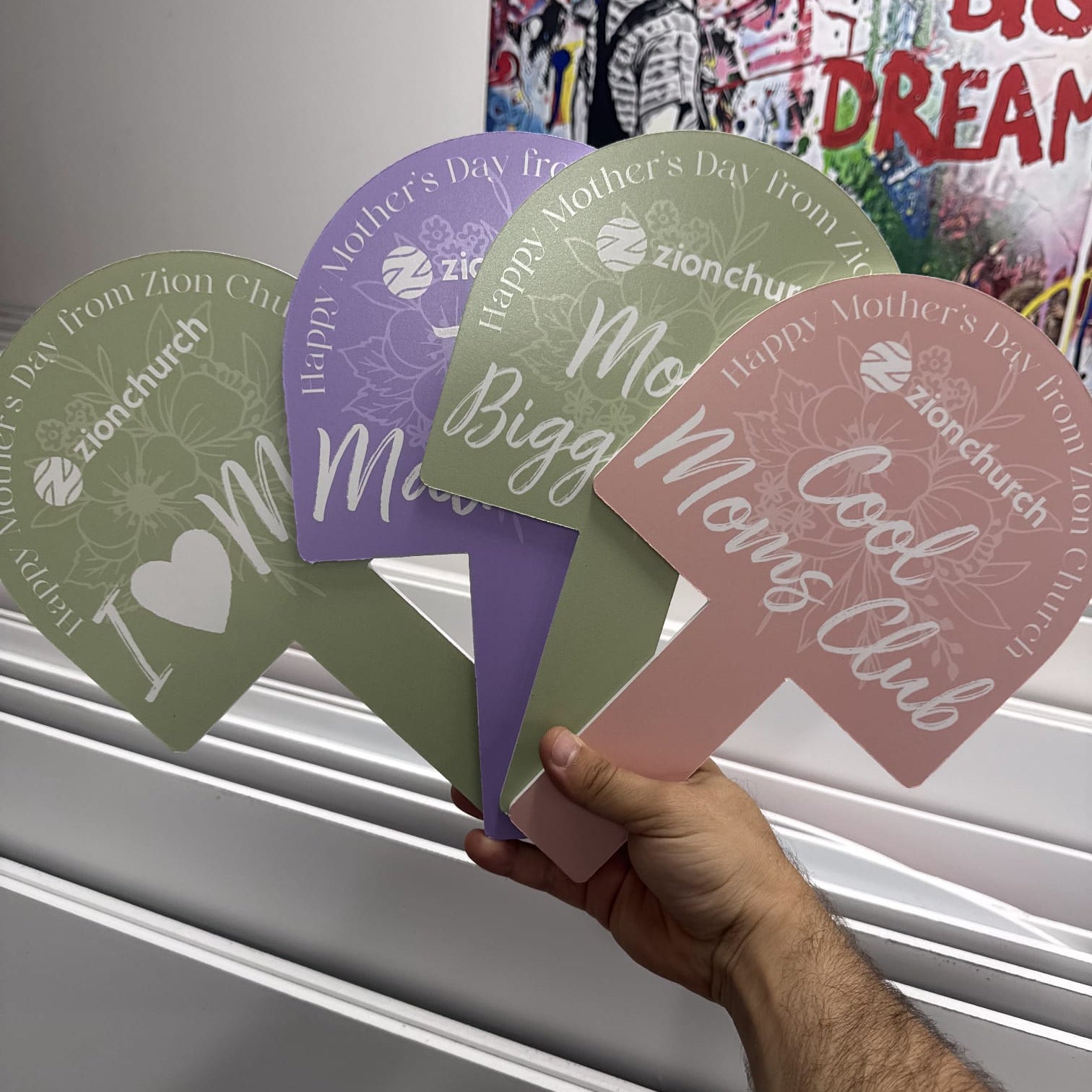 Custom Logo Handheld Sign Custom Shaped Handheld Signs – WPE Production