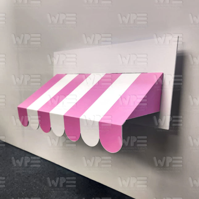 Custom Striped Awning Add-On