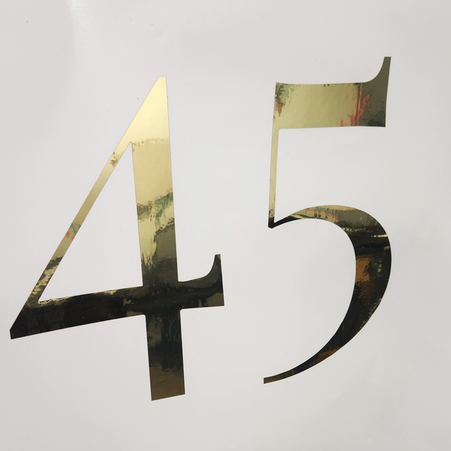 Metallic Gold Decals