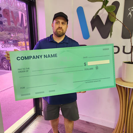 Large Checks - Giant Checks - Thick Foam