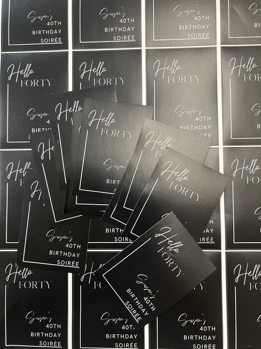 Die-Cut Waterproof Stickers