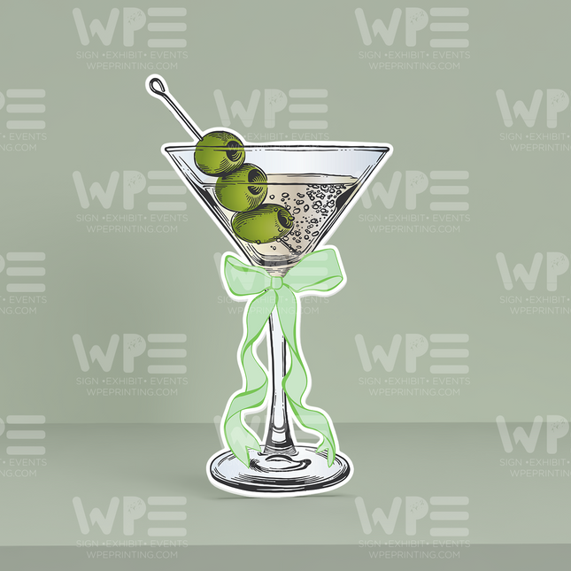 Martini Glass Cutout