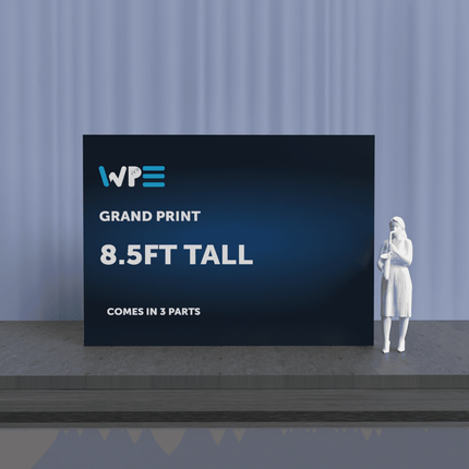 WPE Production XXL picture prints - Oversized 9ft Tall display featuring a seamless grand print design