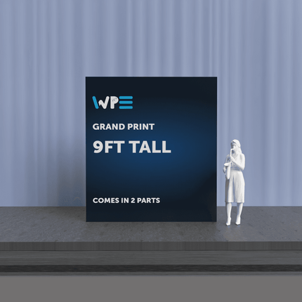 WPE Production XXL picture prints in oversized 9ft tall format designed for impactful displays