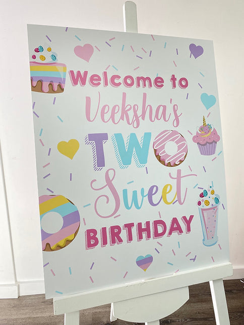 Welcome Sign Foam Board- Custom Print